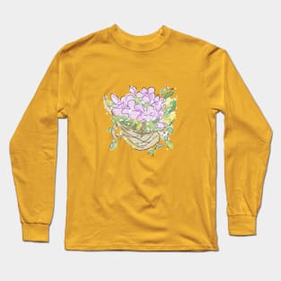 Hanging Flower Basket Long Sleeve T-Shirt